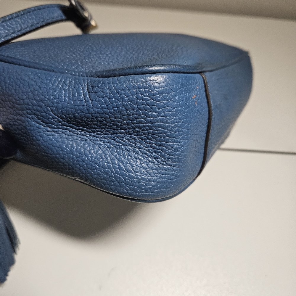 Michael Kors Leather Crossbody bag blue - Picture 9 of 14